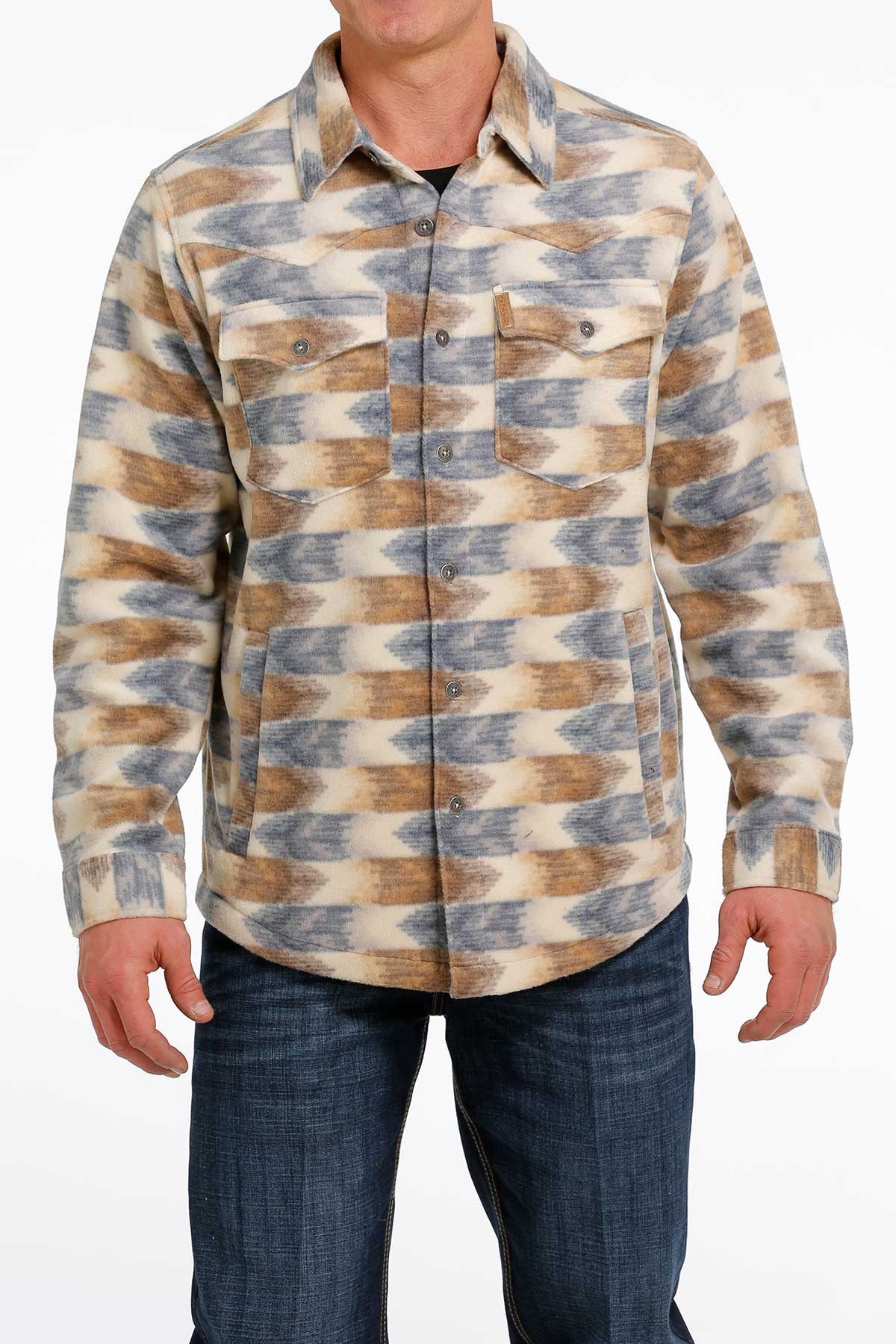 Cinch Men's Geometric Shirt Jacket