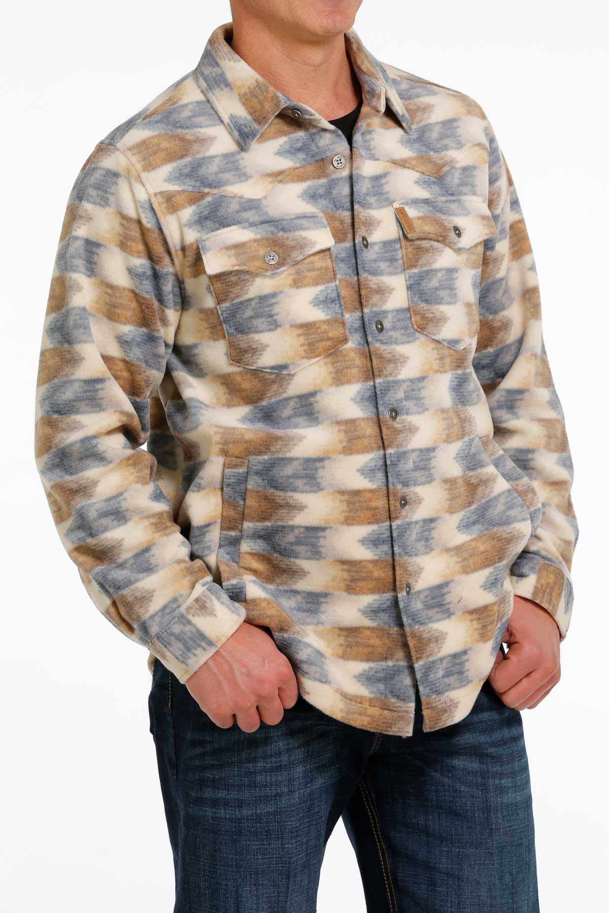 Cinch Men's Geometric Shirt Jacket