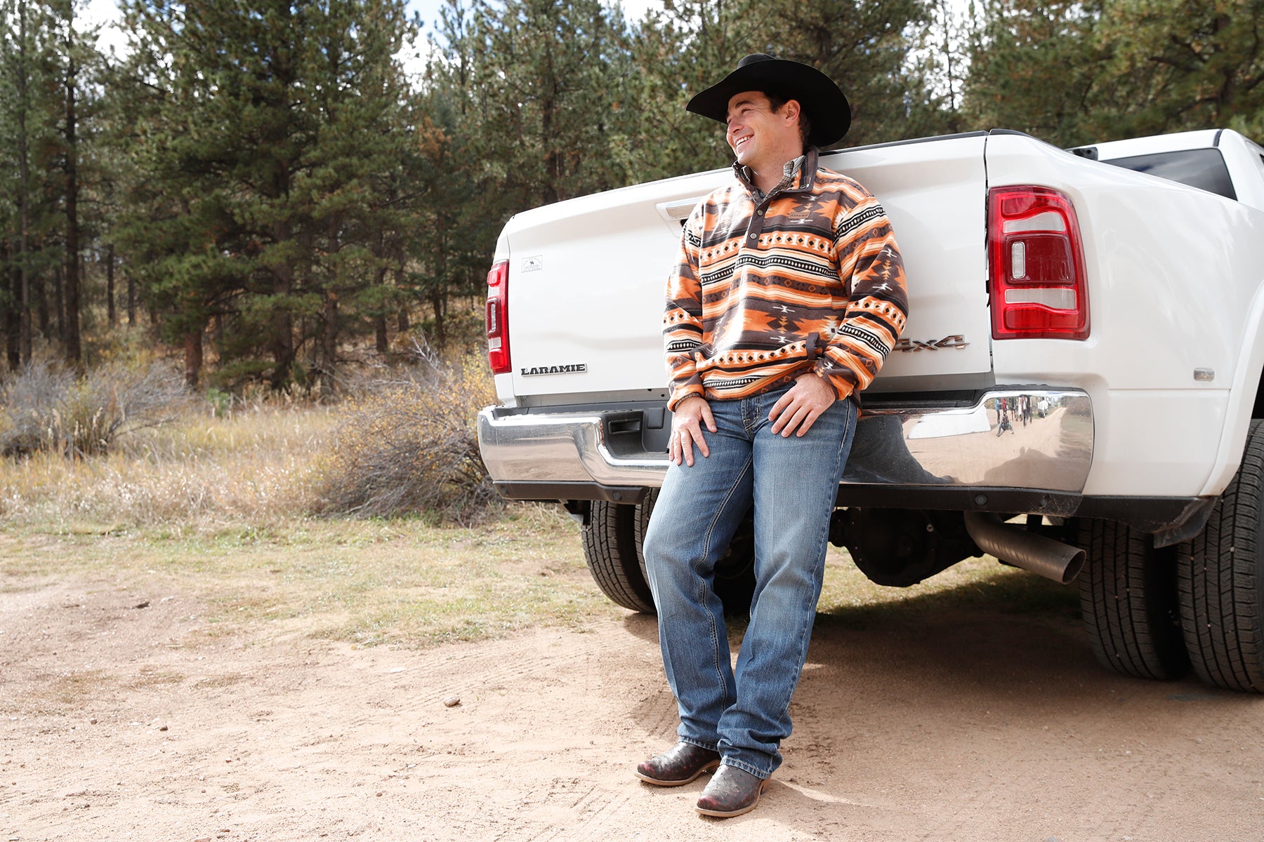 Cinch Men Southwestern Print Polar Fleece Pullover MWK1514019