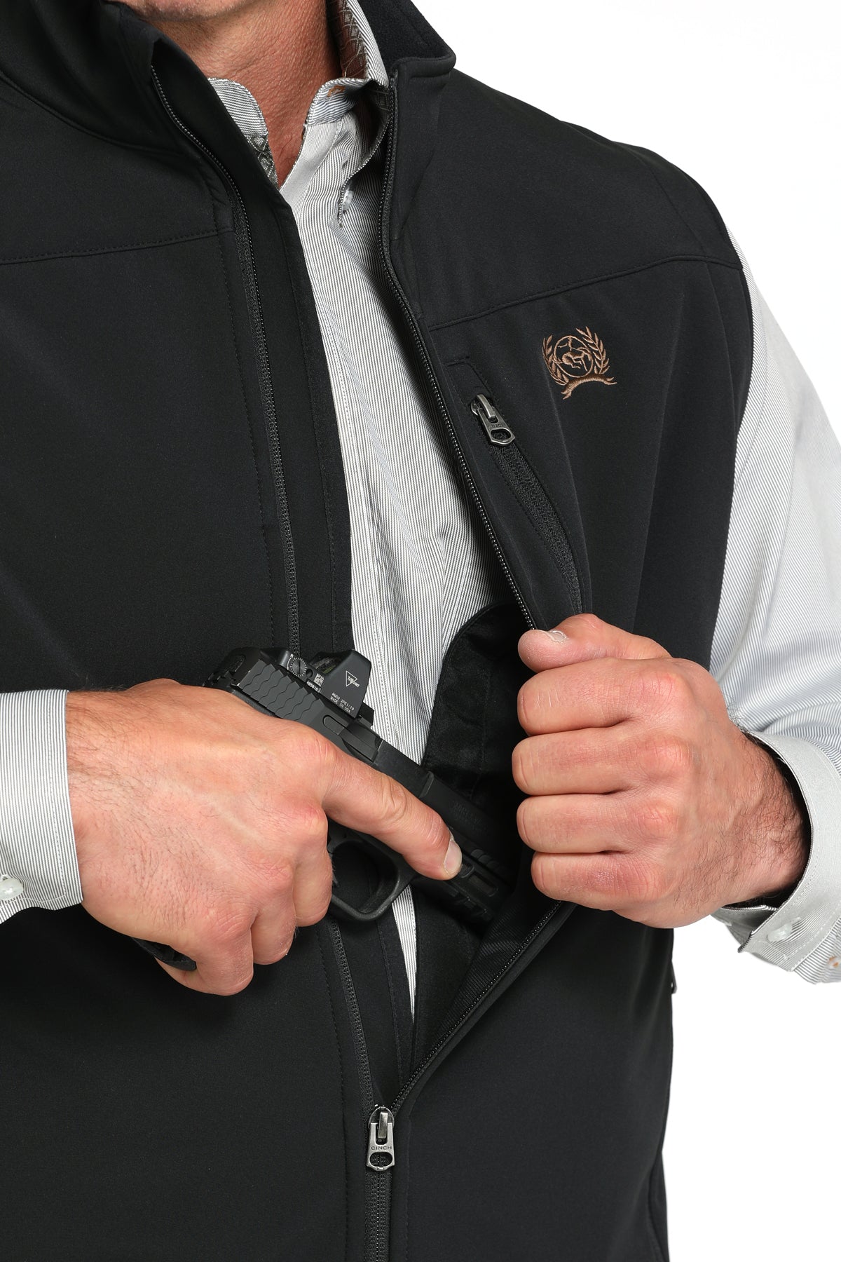 Cinch Men  Concealed Carry Bonded Vest MWV1541010