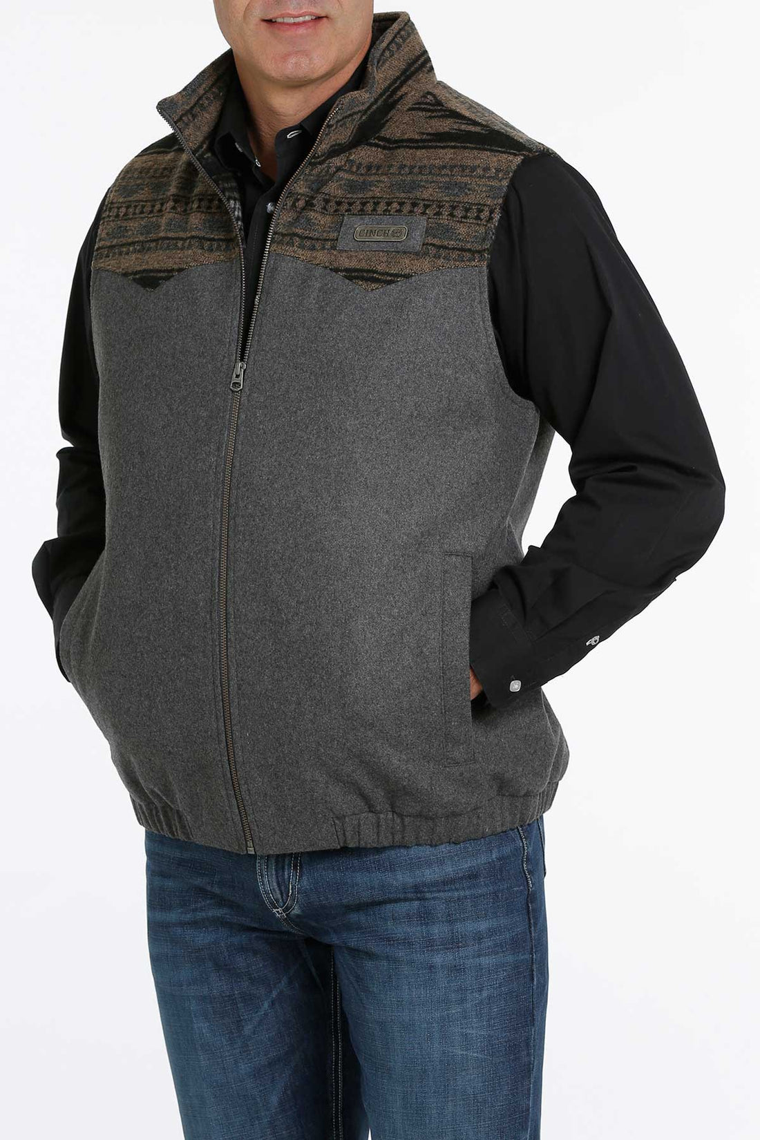 Cinch Men Wooly Concealed Carry Vest MWV1543002