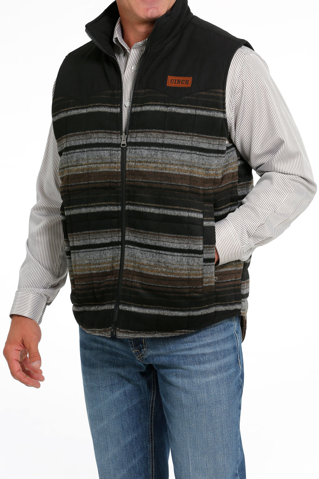 Cinch Men Quilted Reversible Vest MWV1576003