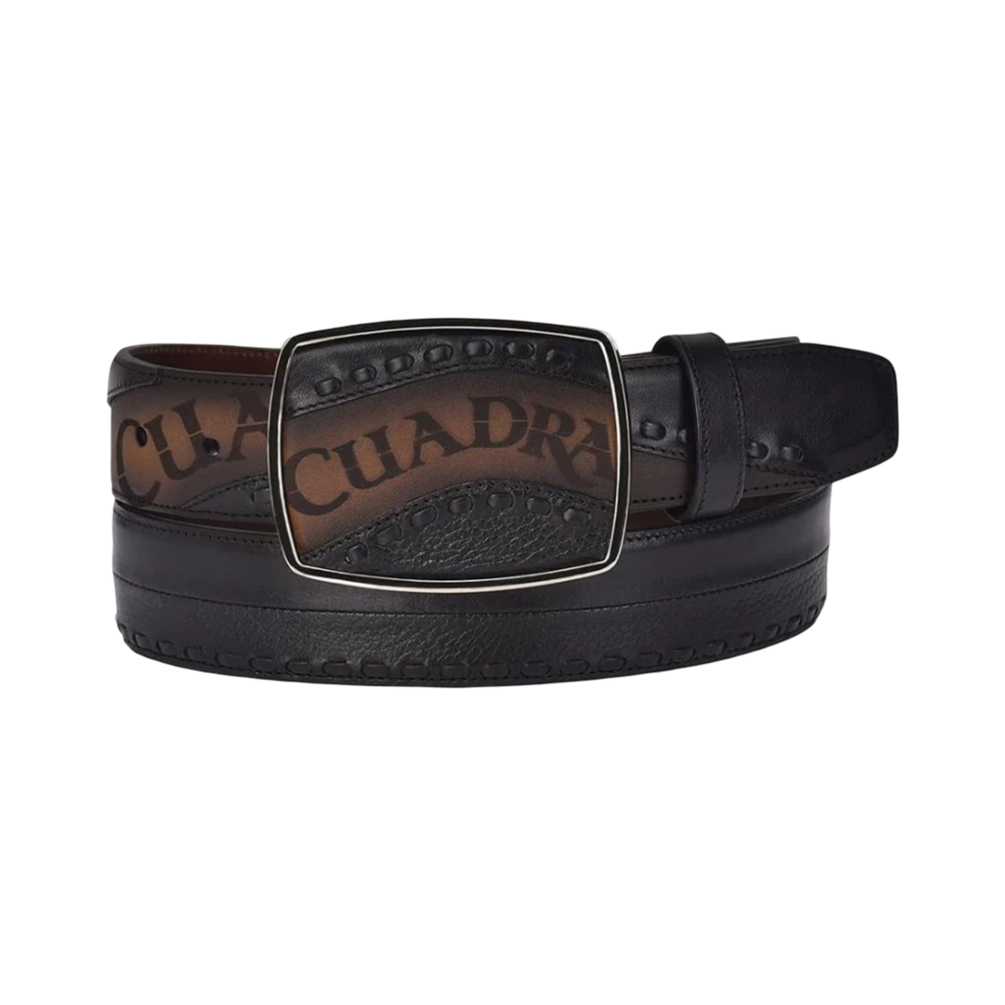 Cuadra MN Bovine Leather Belt CV487RS Tabacco
