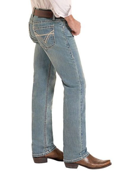 Rock &amp; Roll Men Slim-fit Straight-leg Jeans BM1RD09954