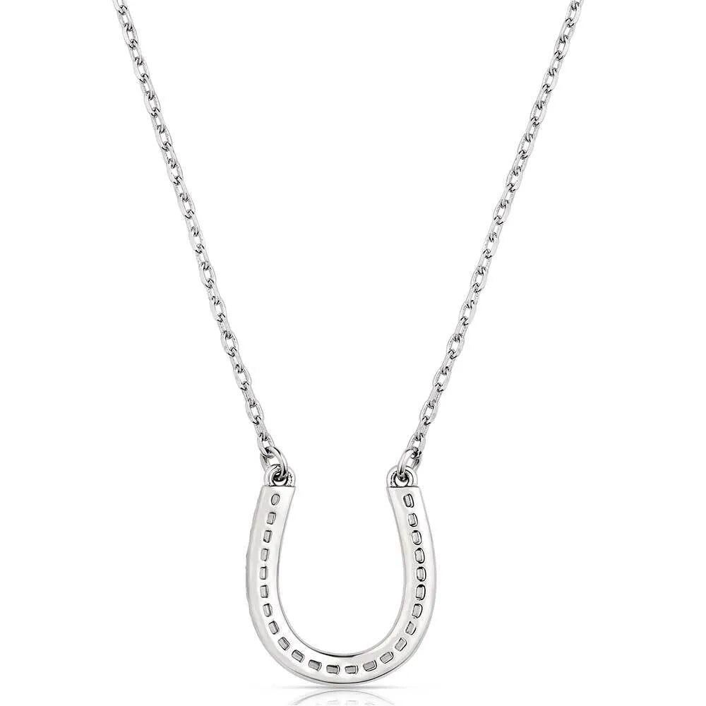 Montana Silversmiths Frosted Luck Crystal Necklace NC5967