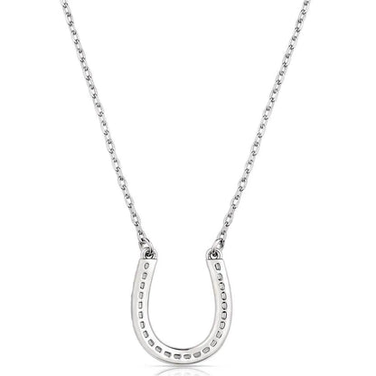 Montana Silversmiths Frosted Luck Crystal Necklace NC5967