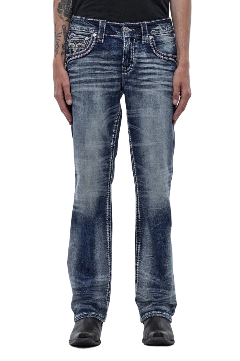 Rock Revival Men  Ozzy Bootcut Jean RP3781B203R