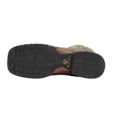 Rocky Men GRN 12&quot; WSTRBROWN AND GREEN RKW0454