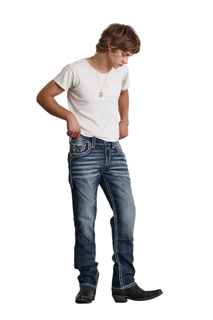Rock Revival Men JIM J207 Straight Jeans RP5517J207R