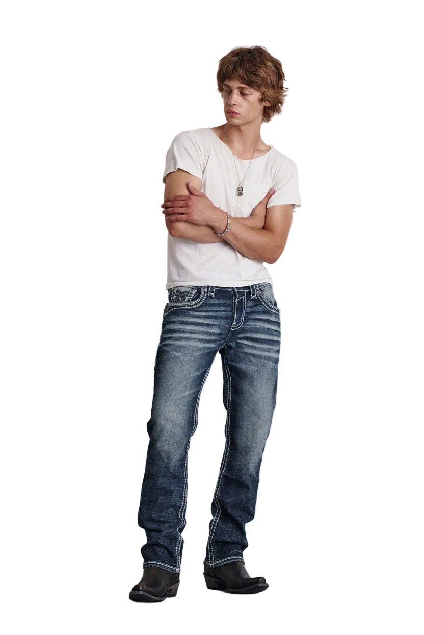 Rock Revival Men JIM J207 Straight Jeans RP5517J207R