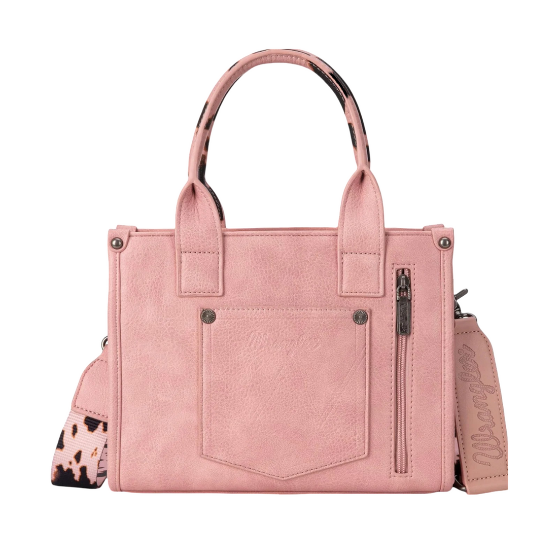 Wrangler WMN Allover Cow Print Cross Body Small Tote Bag  WG133-8120SPK