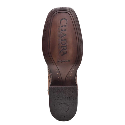 Cuadra MN Engraved Cowhide Boot 3Z02RS Honey