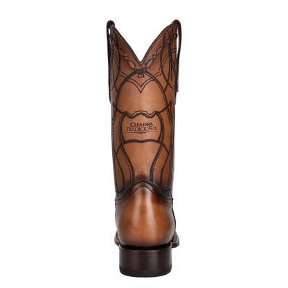 Cuadra MN Engraved Cowhide Boot 3Z02RS Honey