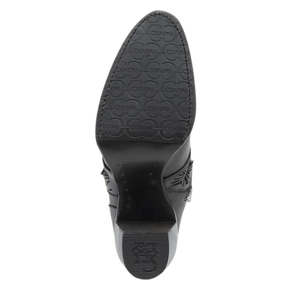 Cuadra WMN Perforated Stingray Short Boot 4V15MA Black