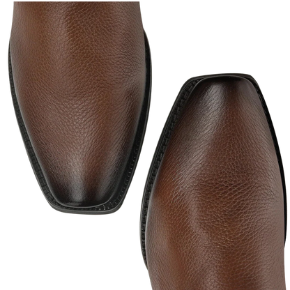 Cuadra Men Deer Narrow Square Toe Boot 1J4HVE Honey