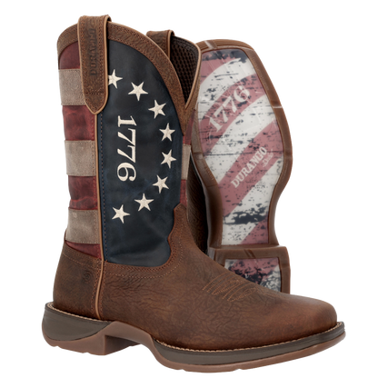 Durango Men Rebel America 250 Flag Western Boot DDB0566