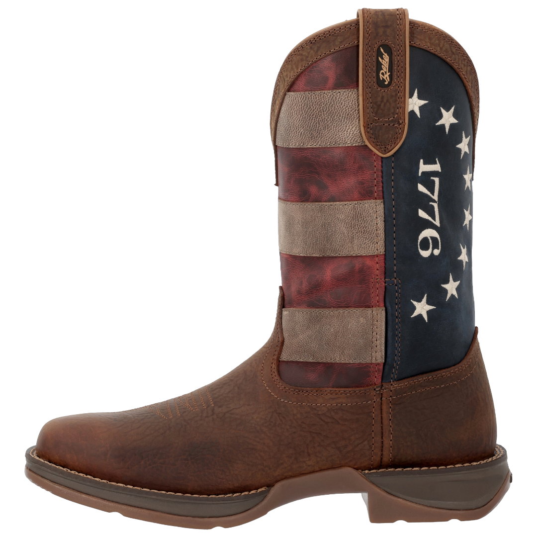 Durango Men Rebel America 250 Flag Western Boot DDB0566