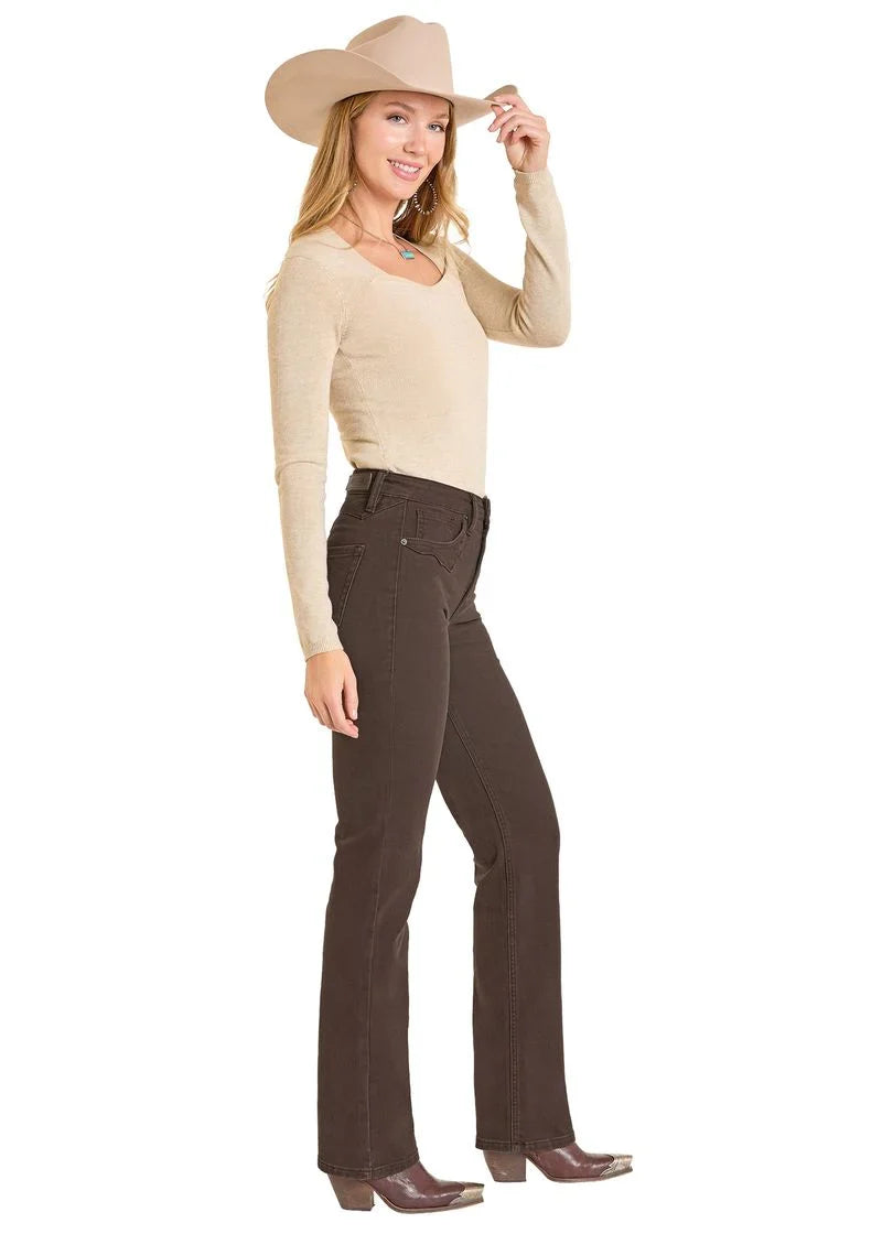 Rock &amp; Roll Women High Rise Modest Bootcut Jean BW1HD07196