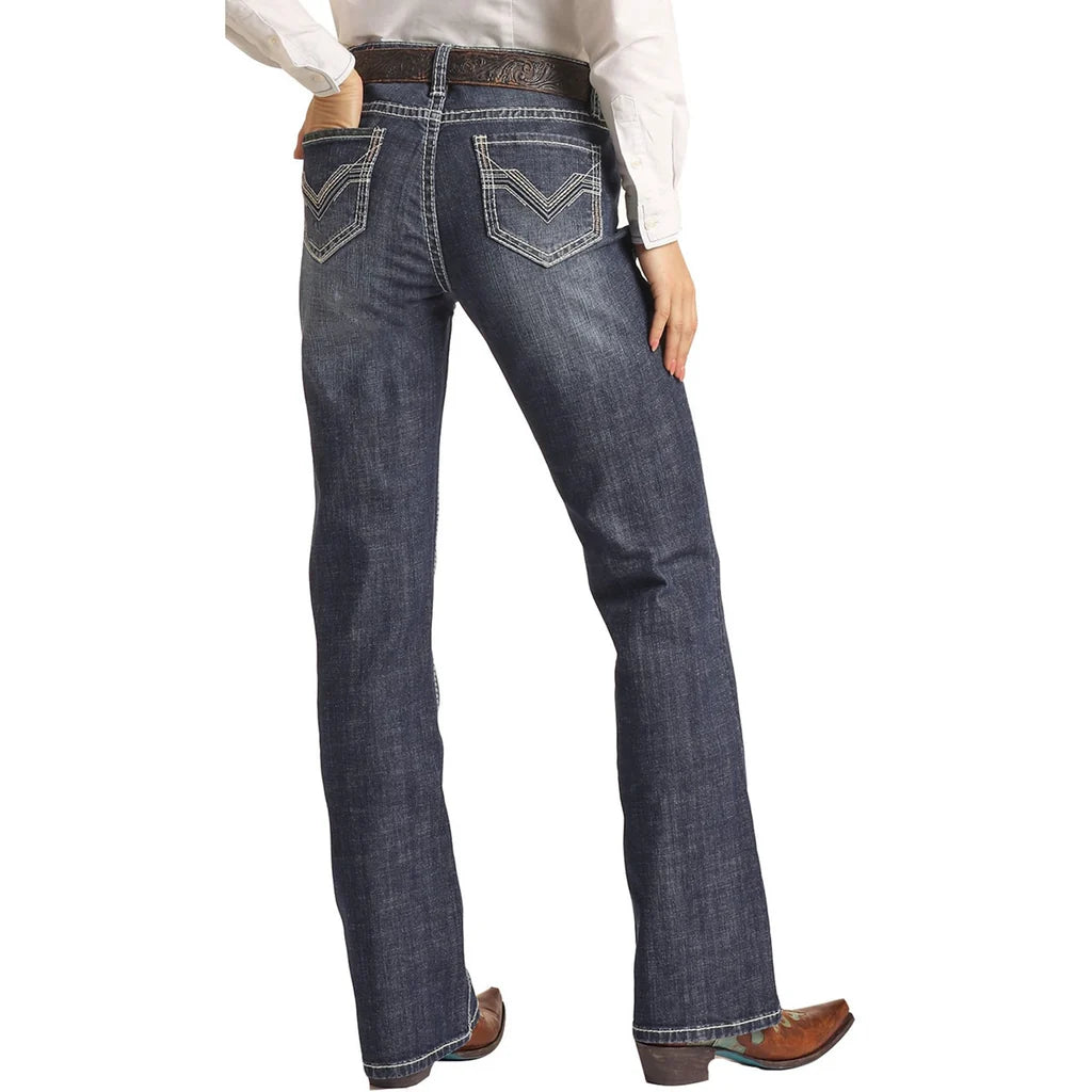 Rock &amp; Roll Women Bootcut Riding Jeans RRWD4RRZPO