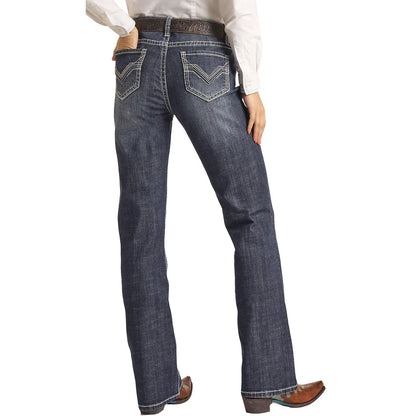 Rock &amp; Roll Women Bootcut Riding Jeans RRWD4RRZPO