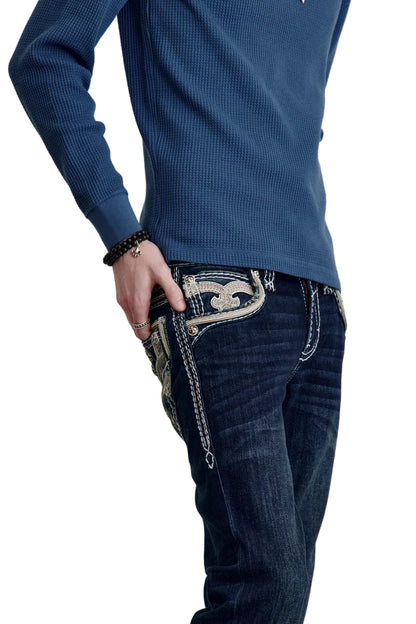 Rock Revival Men Straight Leg Jeans RP3500J209R