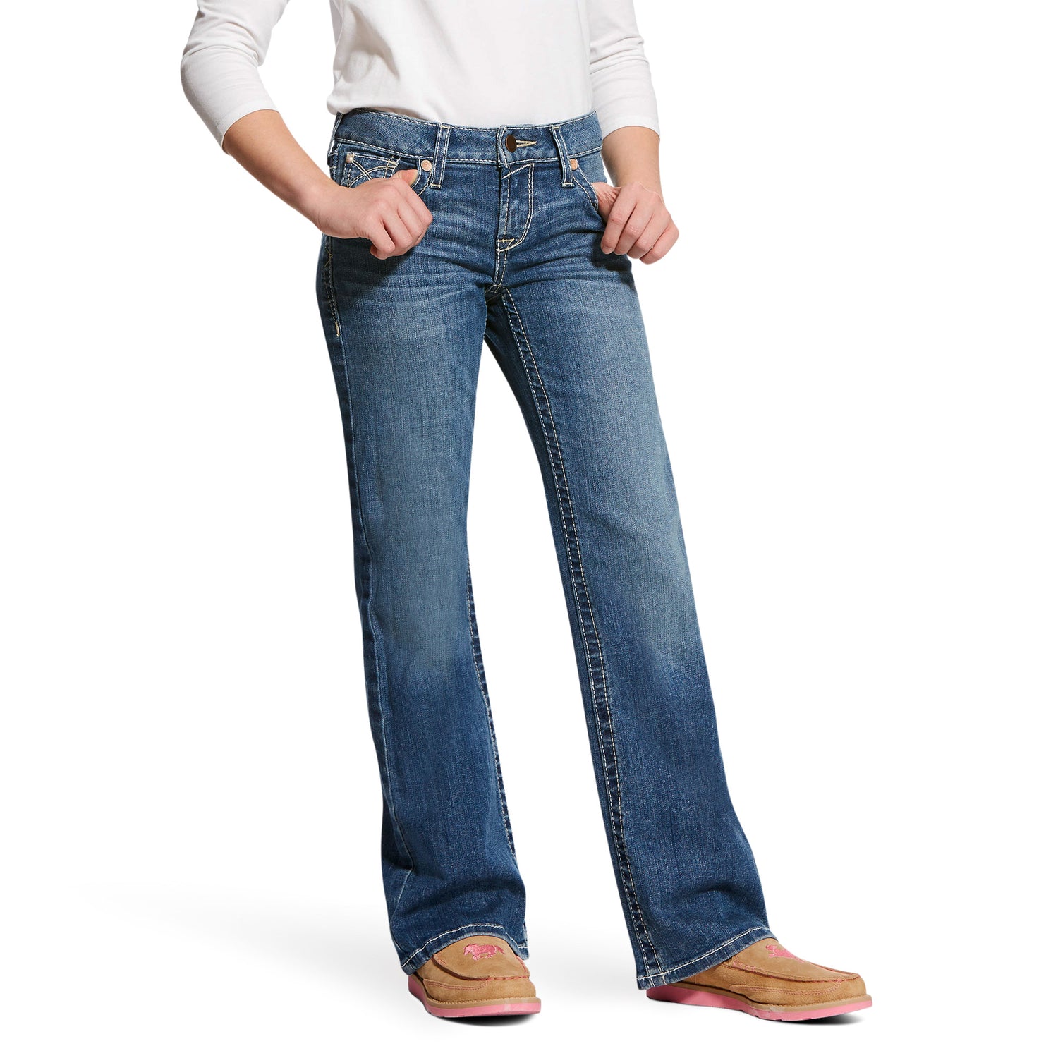 Ariat Girls Whipstitch Boot Cut 10025985 Jean