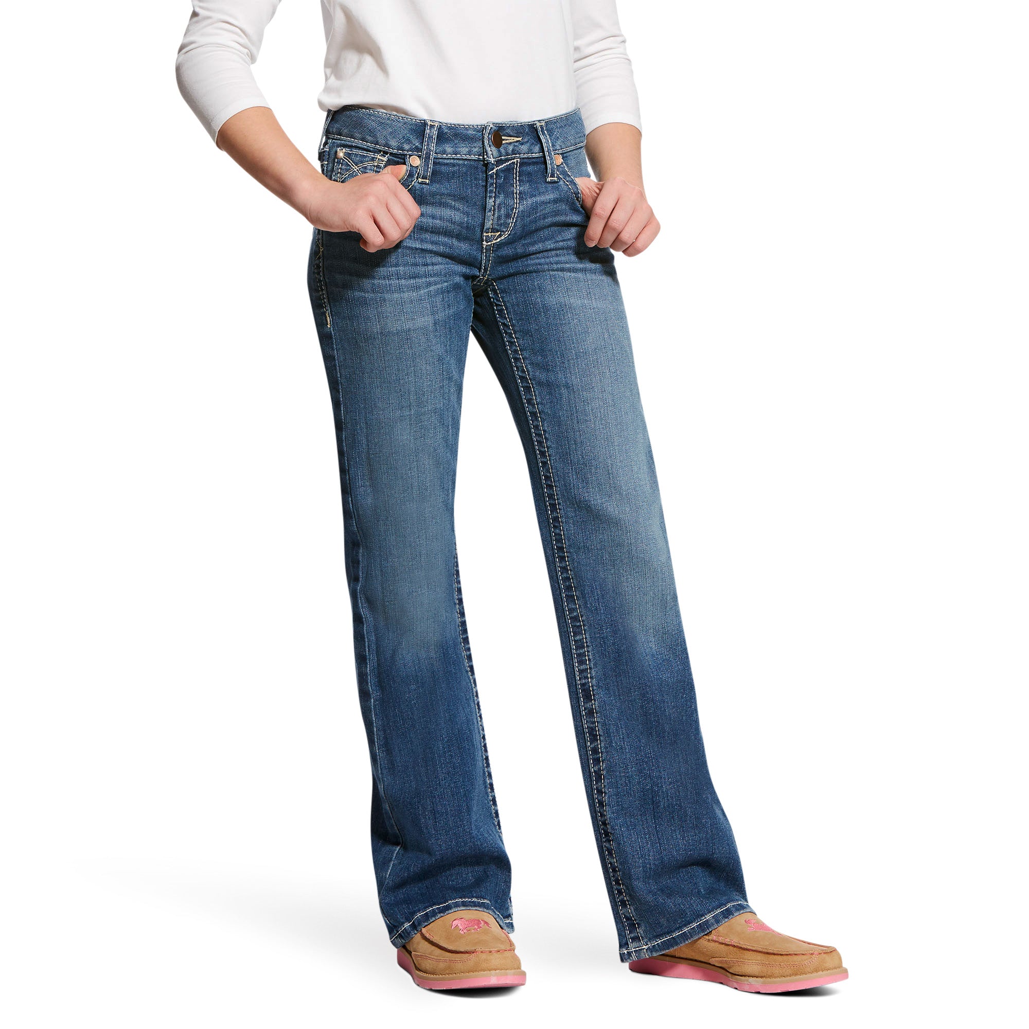 Ariat Girls Whipstitch Boot Cut 10025985 Jean