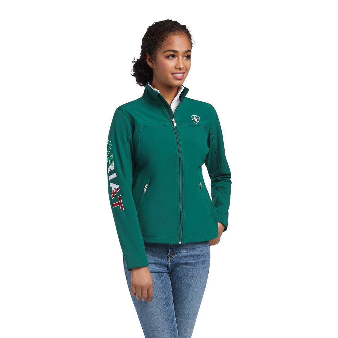 Ariat Women Green Mexico Softshell 10039460 Jacket