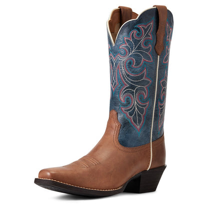 Ariat Women Round Up Square Toe Western Boot 10040446