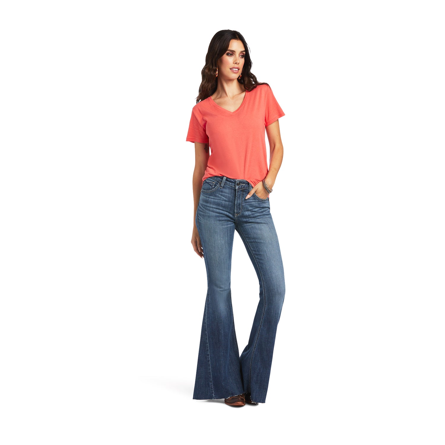Ariat Women High Rise Kalani Extreme Flared 10040803 Jeans