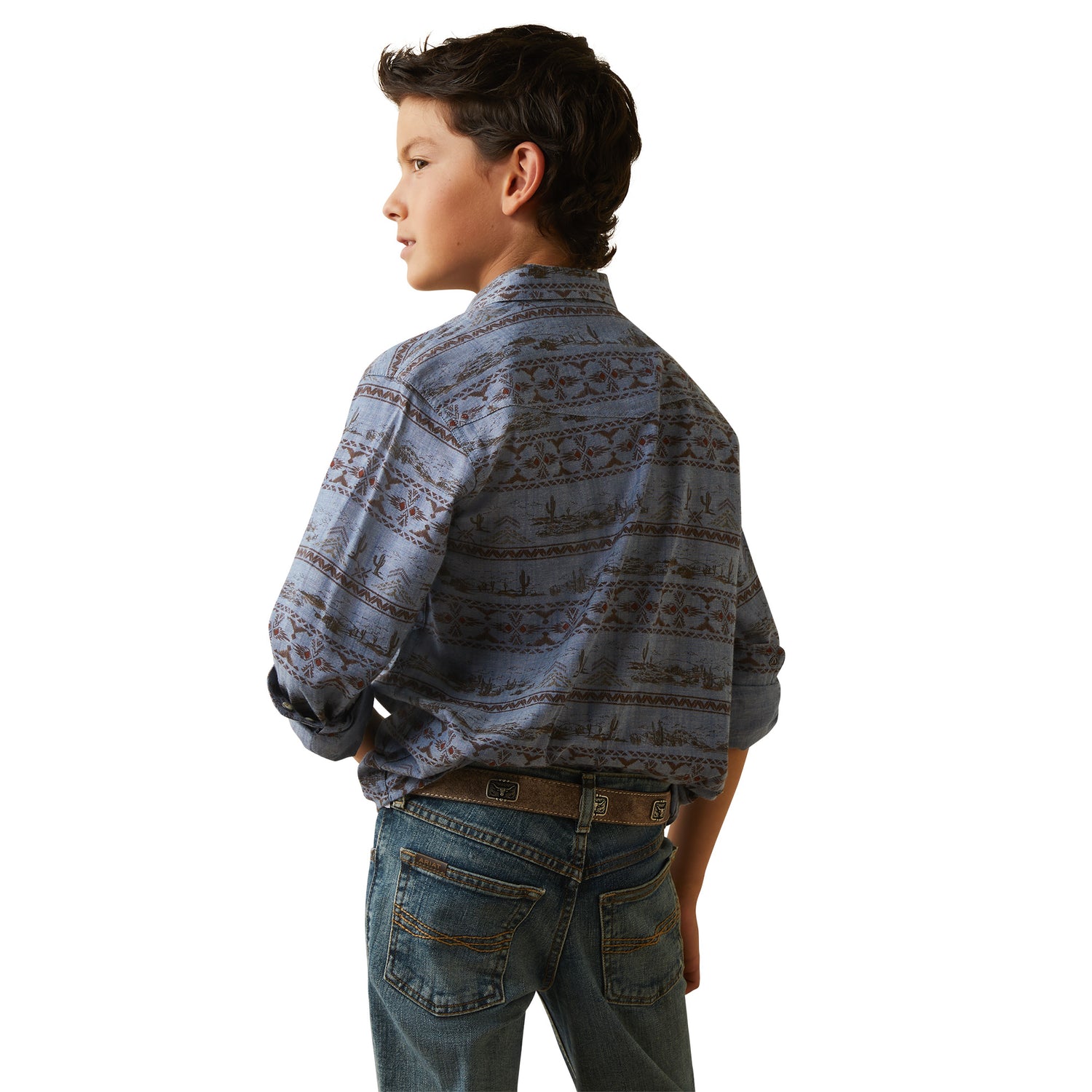 Ariat KID Dusk Green shirt 10043718