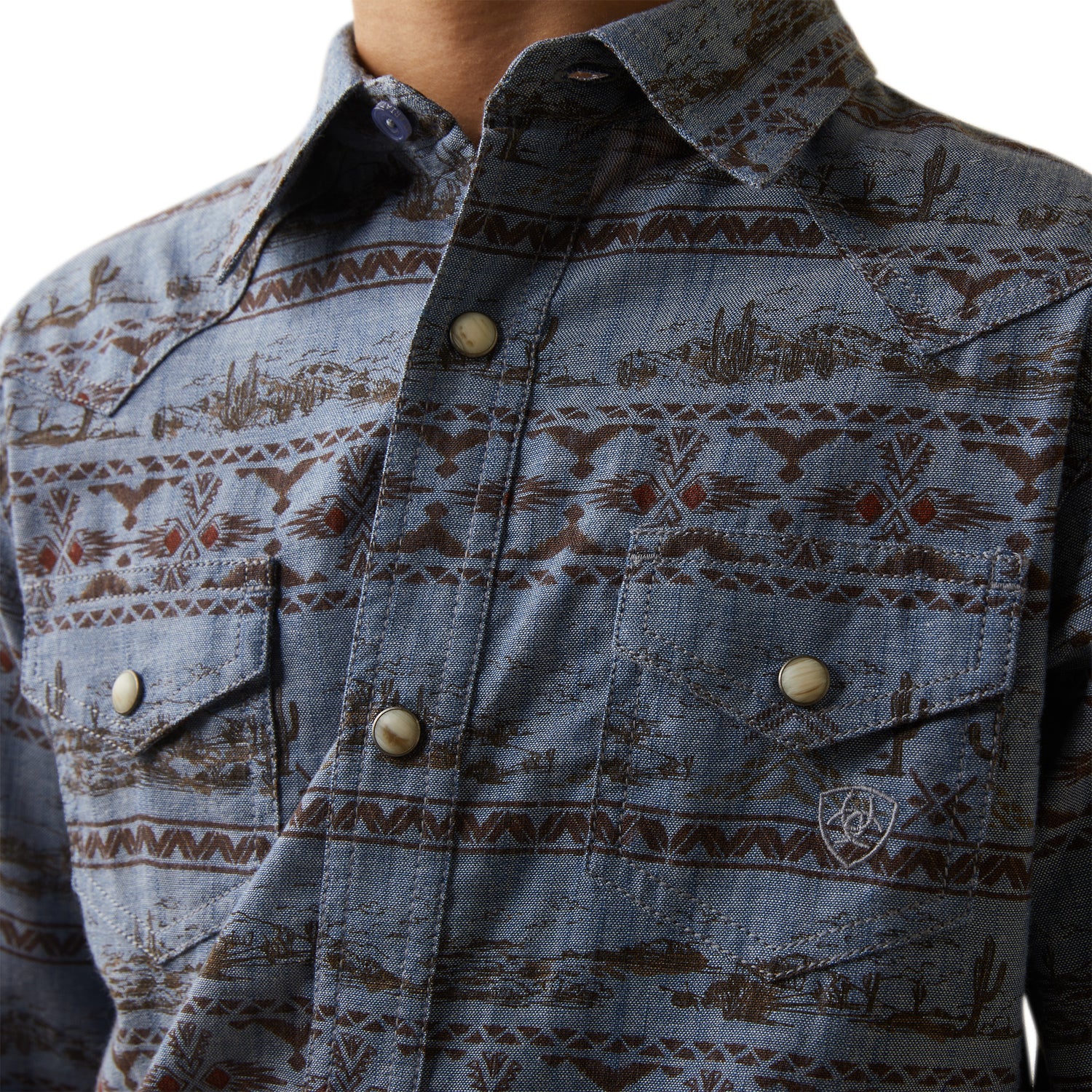 Ariat KID Dusk Green shirt 10043718