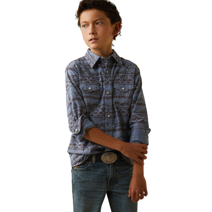 Ariat KID Dusk Green shirt 10043718