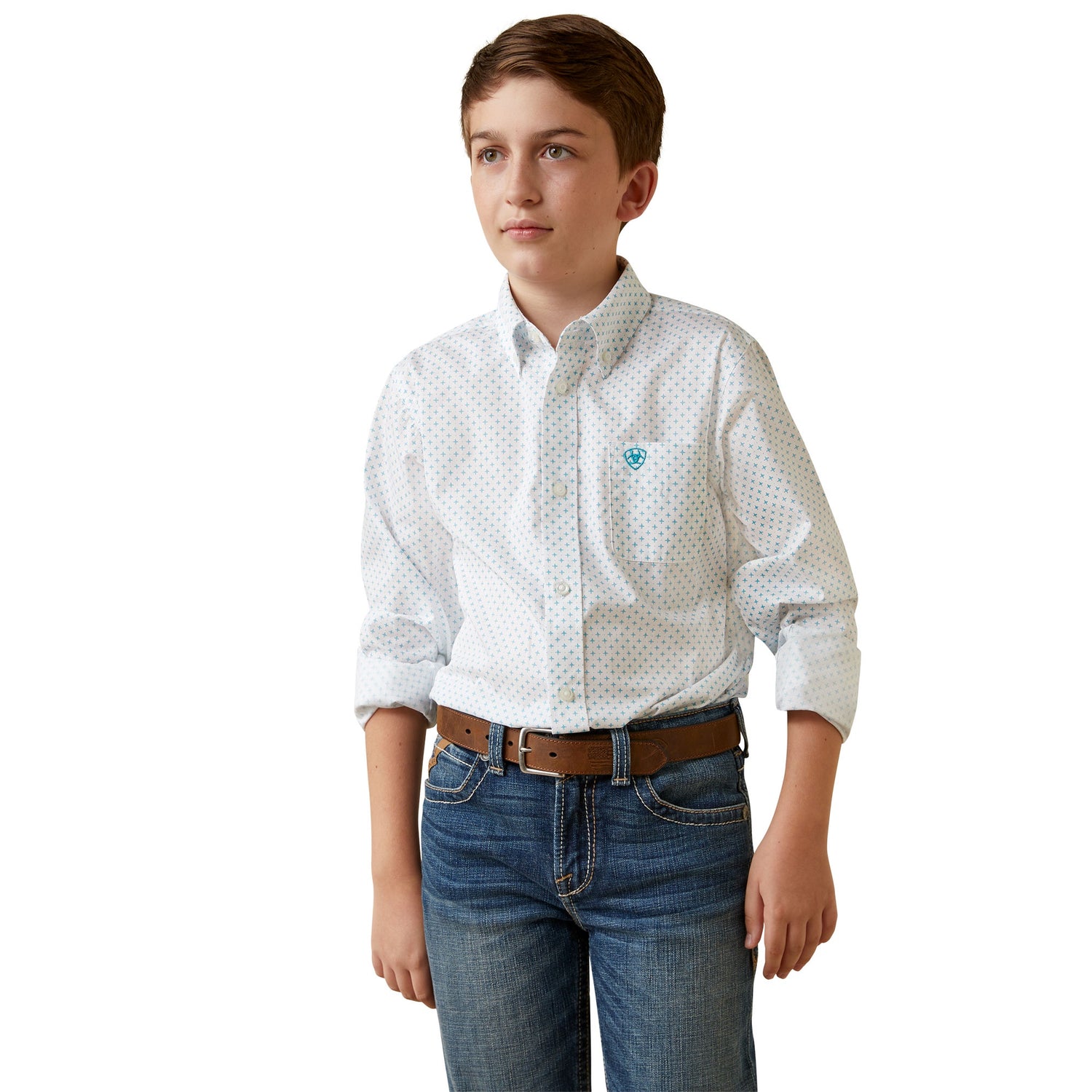 Ariat KID White shirt 10043720