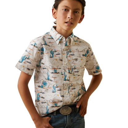 Ariat KID White shirt 10043721