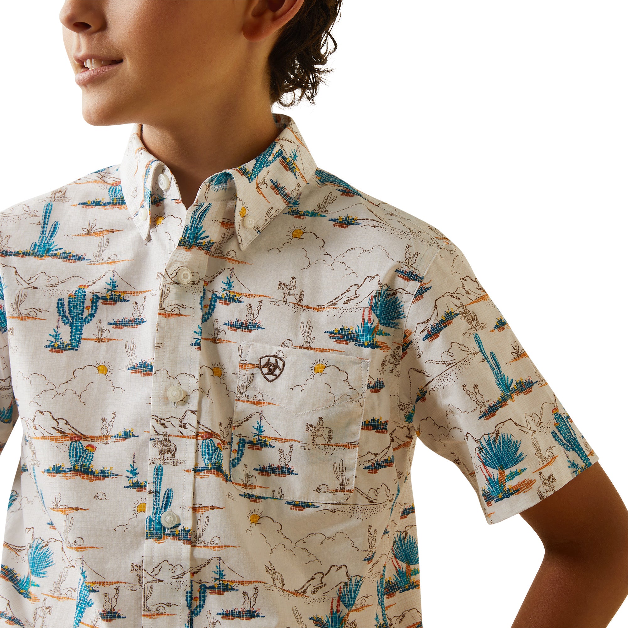 Ariat KID White shirt 10043721