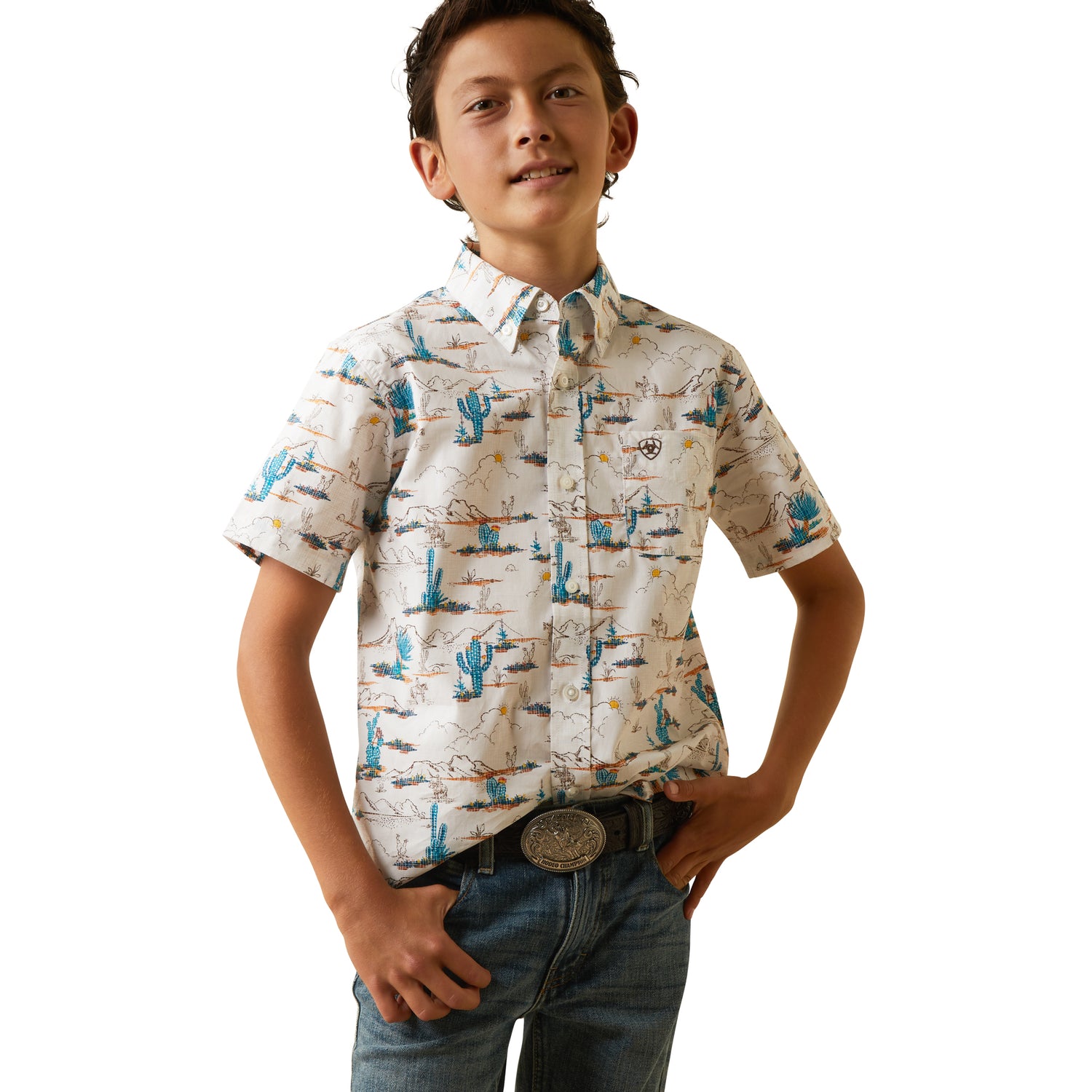 Ariat KID White shirt 10043721