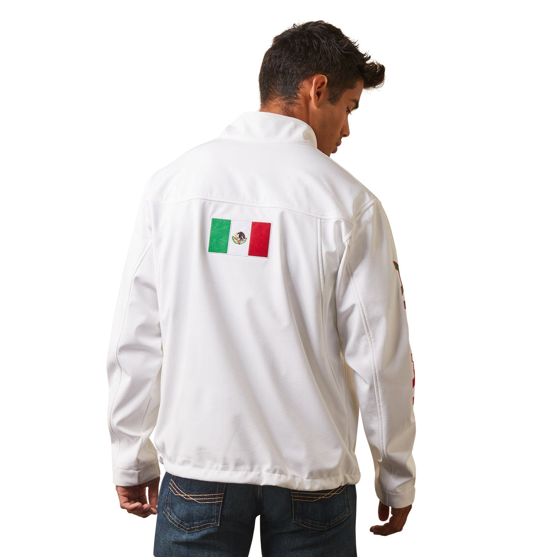 Ariat Men White Softshell Mexico 10043549 Jacket