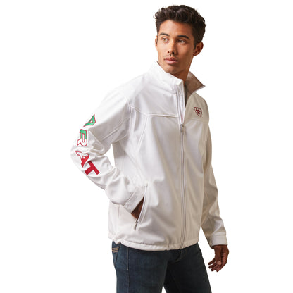 Ariat Men White Softshell Mexico 10043549 Jacket