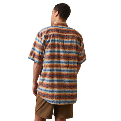 Ariat MN Oxford Tan Southwest Shirt 10043346