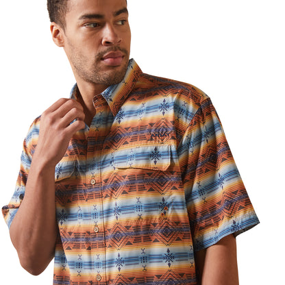 Ariat MN Oxford Tan Southwest Shirt 10043346