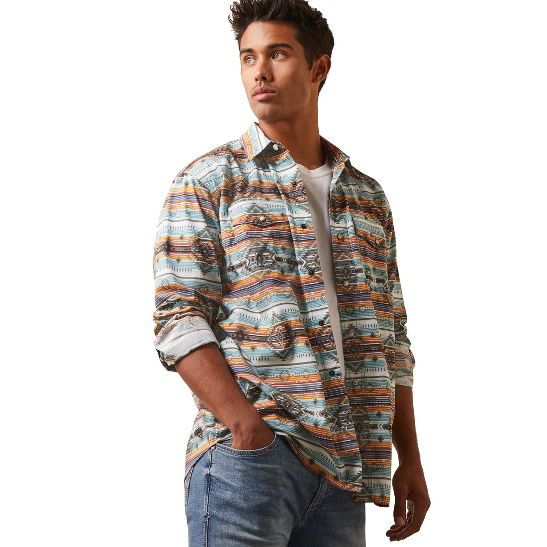 Ariat MN Oyster Gray Shirt 10043653
