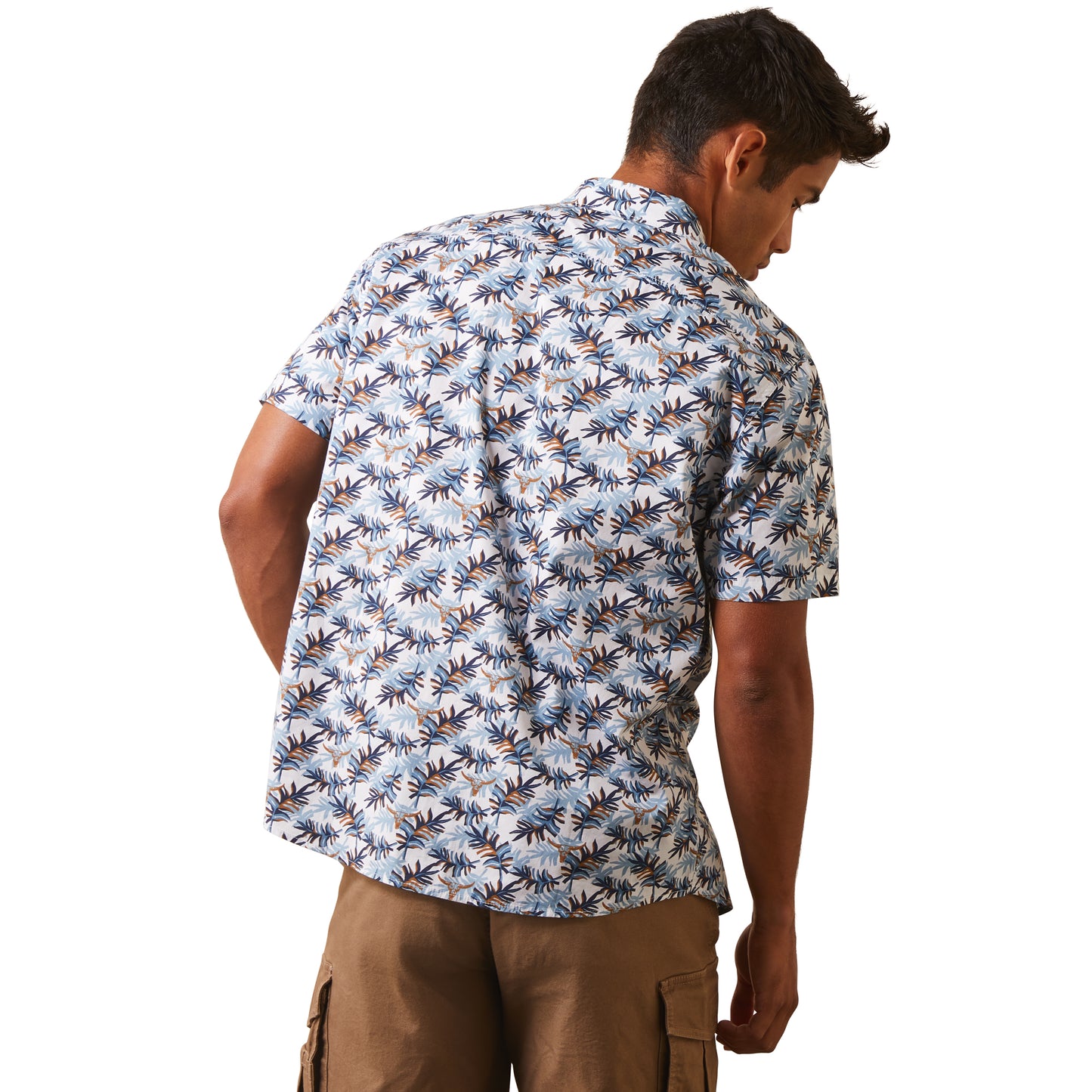 Ariat Men Palm Waves Stretch Modern Fit Shirt
