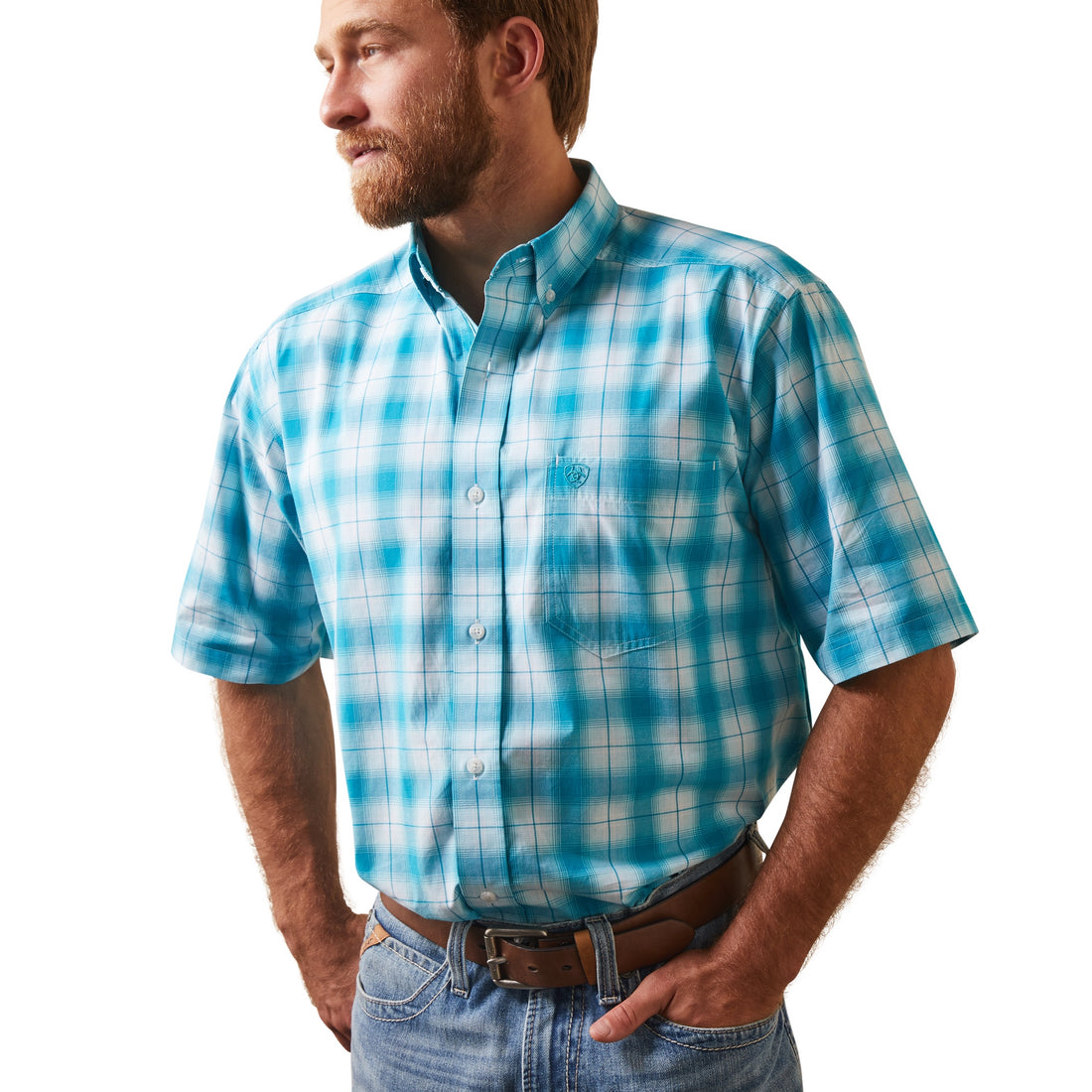 Ariat MN Enamel Blue Shirt 10043862