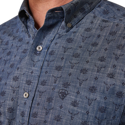 Ariat MN Chambray Blue Shirt 10043918
