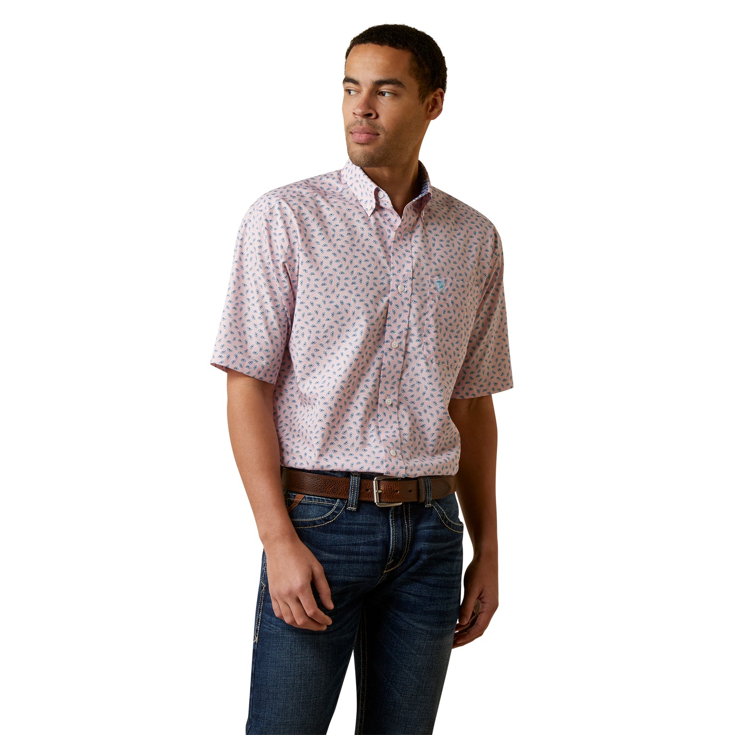 Ariat Men Wrinkle Free Wendell Classic Fit Shirt
