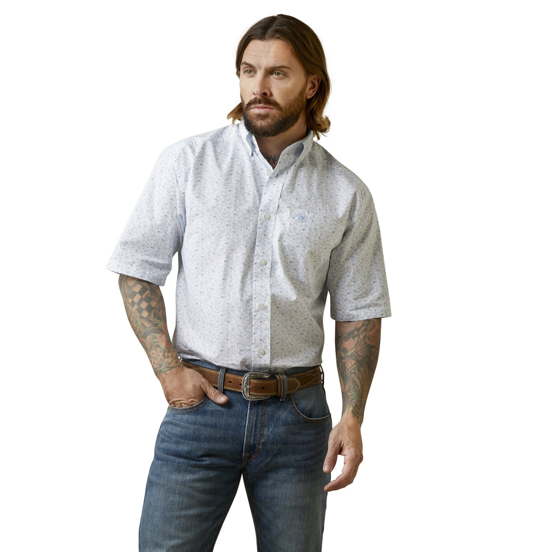 Ariat MN White Shirt 10044896