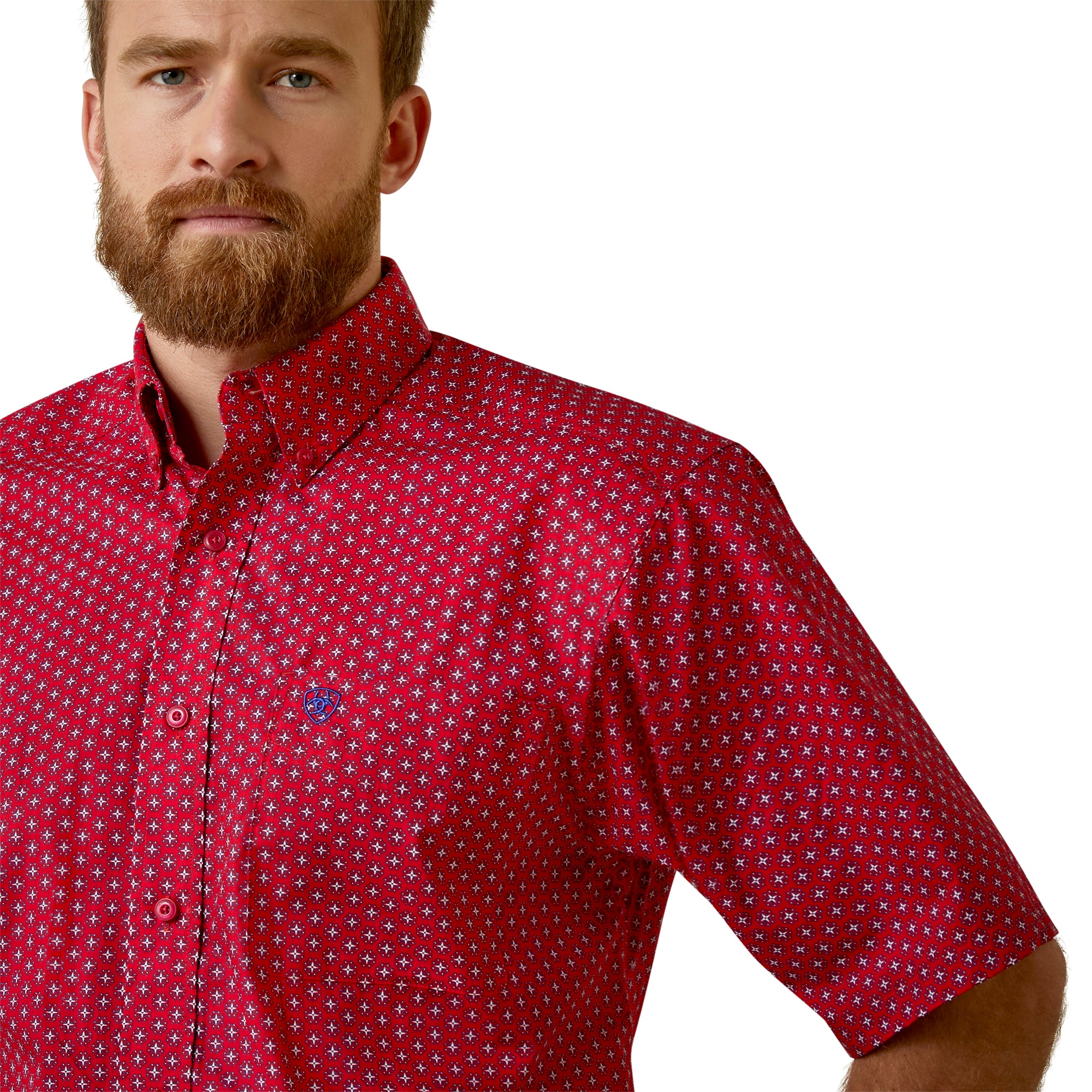 Ariat MN Red Shirt  10044898
