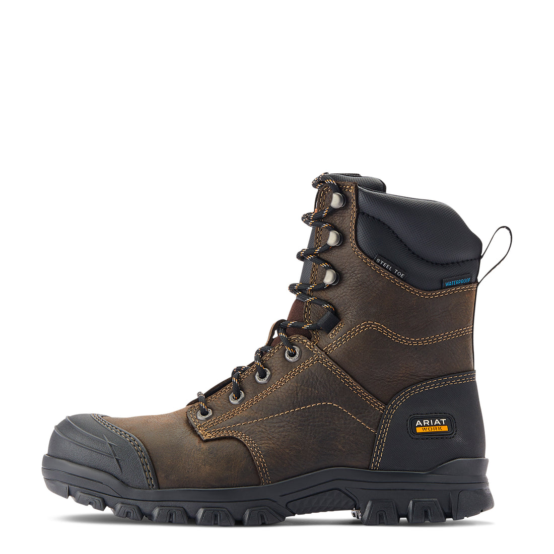 Ariat Men Treadfast 8&quot; Waterproof Steel Toe Work Shoe 10042496