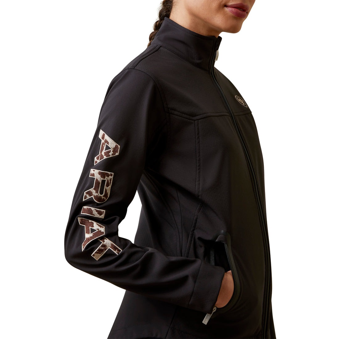 Ariat Women Softshell Black Pony 10043523 Jacket
